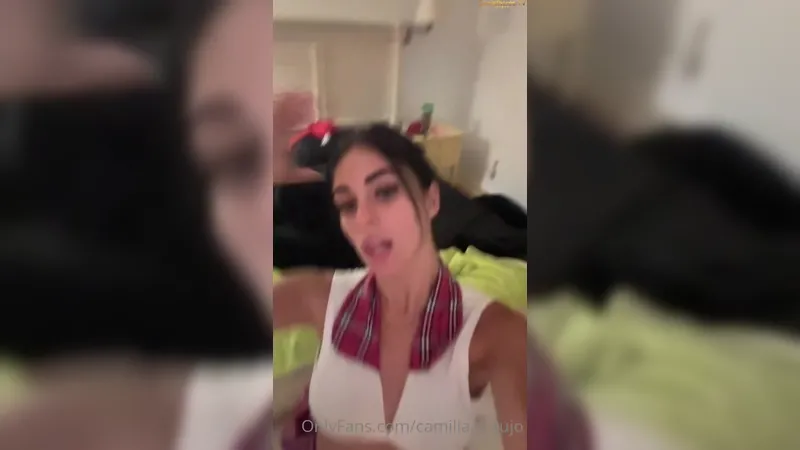 Camillaaraujo Hot School Girl Teasing And Using Vibrator OnlyFans Video