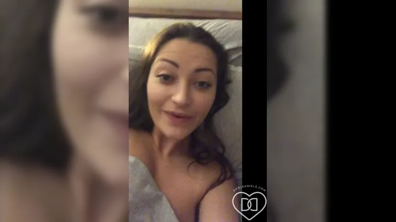 Dani Daniels Amazing Thot Masturbating While Husband Is Sleeping Video