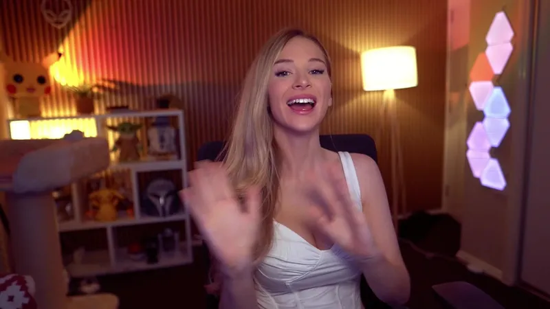 Bebahan AKA Hannah Blonde Streamer Playing Lust Element Sex Game Video