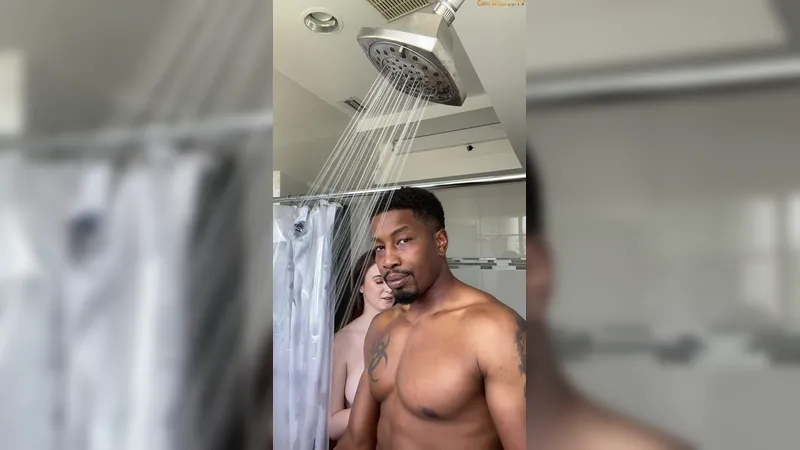Hazel moore Cute Wife Have Fun In The Shower With BBC OnlyFans Video