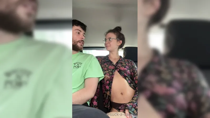 Suck-A-Saurus Naughty Stepsister Gives Head In The Car And Fucked OnlyFans Video