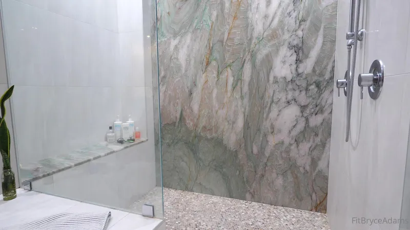 Bryce Adams Aka Fitbryceadams Taking A Shower Fully Naked Talking To Her Fans Onlyfans Video