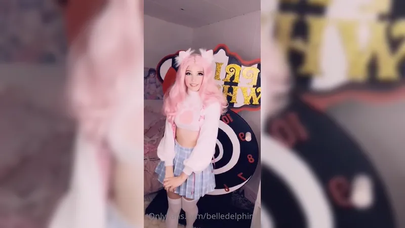 Amazing Belle Delphine  Spin the Wheel Leaked Video