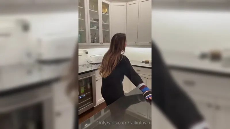 Eva Lovia Nude Kitchen Blowjob OnlyFans Video Leaked