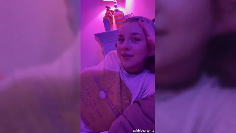 Gabbie Carter With Massive Nipples Teasing a Cock in Disco Light Video