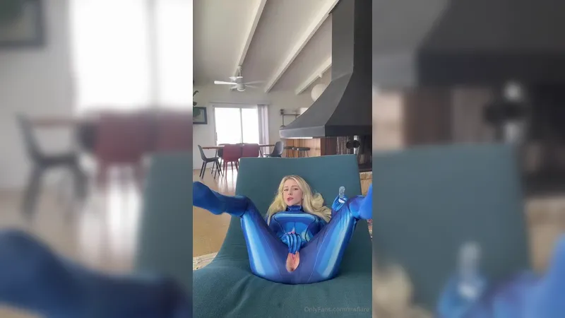 Emily Taylor Hot Babe In a Cosplay Suit Fucks Pussy With a Dildo While Moaning Onlyfans Video