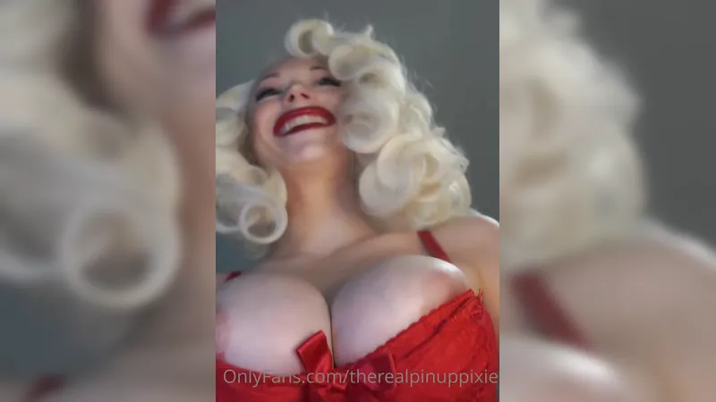 PinupPixie Playing Her Clean Pussy While Teasing Horny Nipples Till Orgasm Onlyfans Video