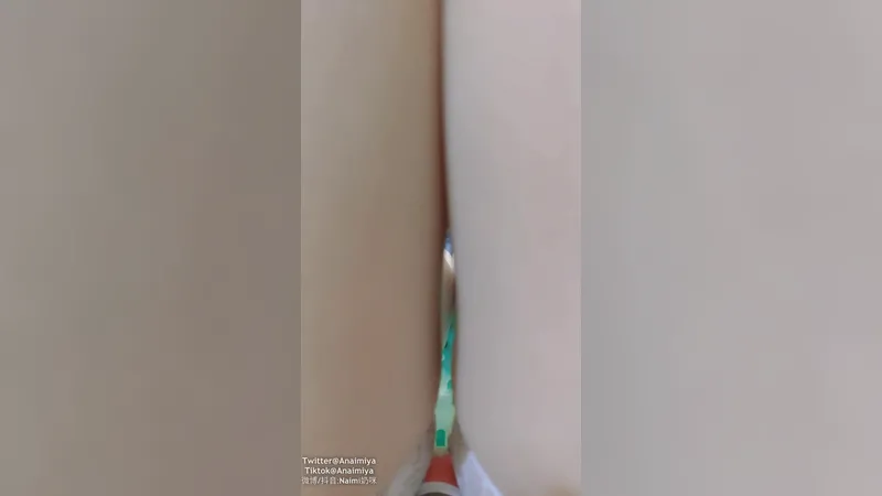 Anaimiya Asian Slut Spread her Legs and Inserting a Massive Dildo in Her Tight Pussy Video