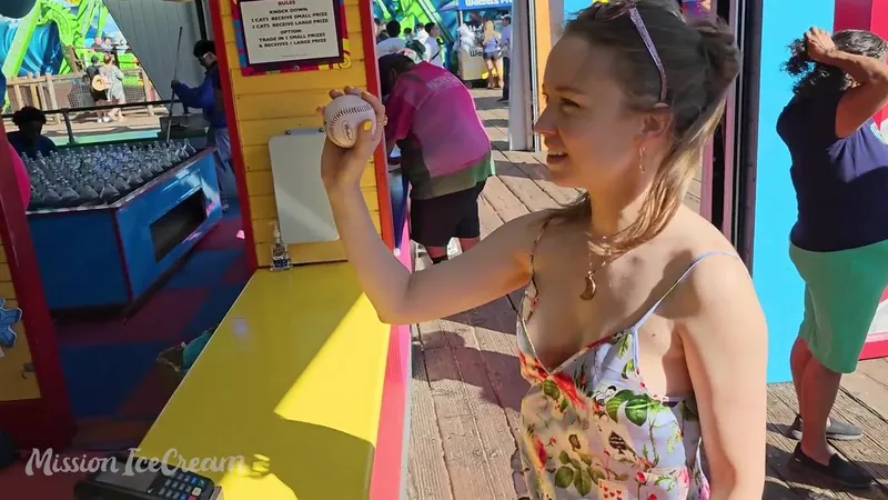 Missionicecream Naughty Girl Shows Her Natural Tits In Public Video