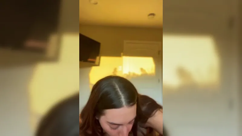 Mia Monroe Giving Sloppy and Sensual Blowjob to a Guy Video