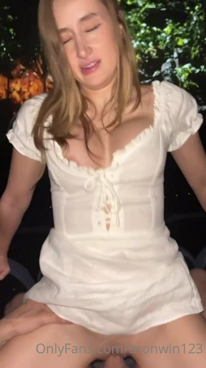 Bronwin123 Blonde Risky Fuck & Suck at a Cinema