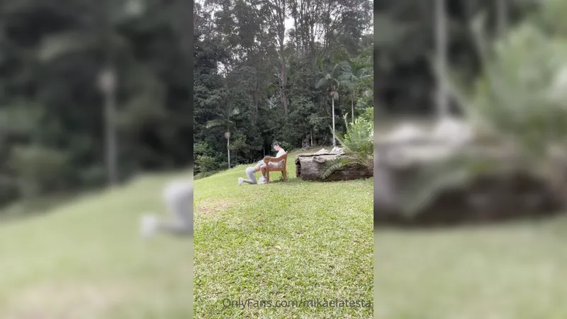 Mikaela Testa Gives Head To Bf Outdoor Leaked Onlyfans Video