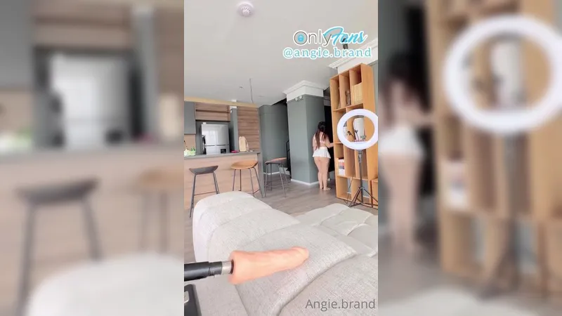 Angie Brand and Latina Teen Tease a Big Dildo Before Bouncing on it While Having Lesbian Fuck Onlyfans Video