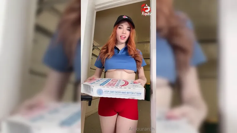 Amouranth Pizza Delivery Blowjob Onlyfans Leaked Onlyfans Porn Video