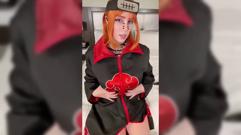 Morgpie Cosplay Pain In Naruto Rubbing Pussy And Licking Wet Fingers Fansly Video