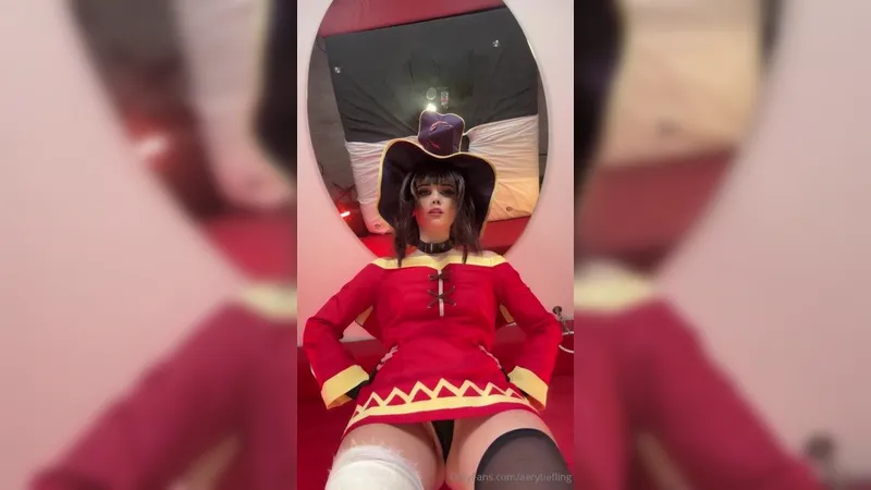 Aerytiefling - Megumin Cosplay Face Sitting POV