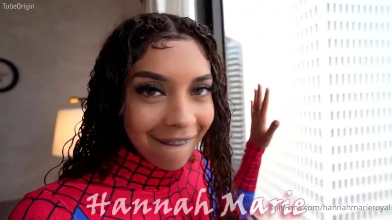 Hannah Marie - Curly Teen Spider Women Destroying Monster Cock