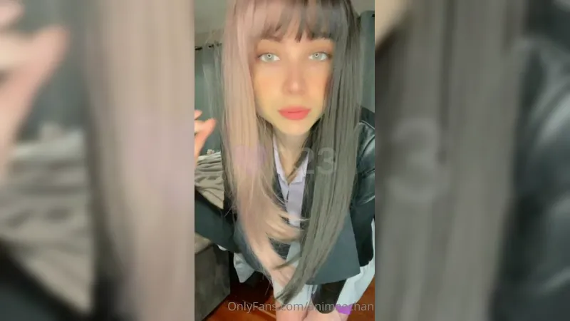 Animaechan Strip Teasing in Lingerie Onlyfans Video
