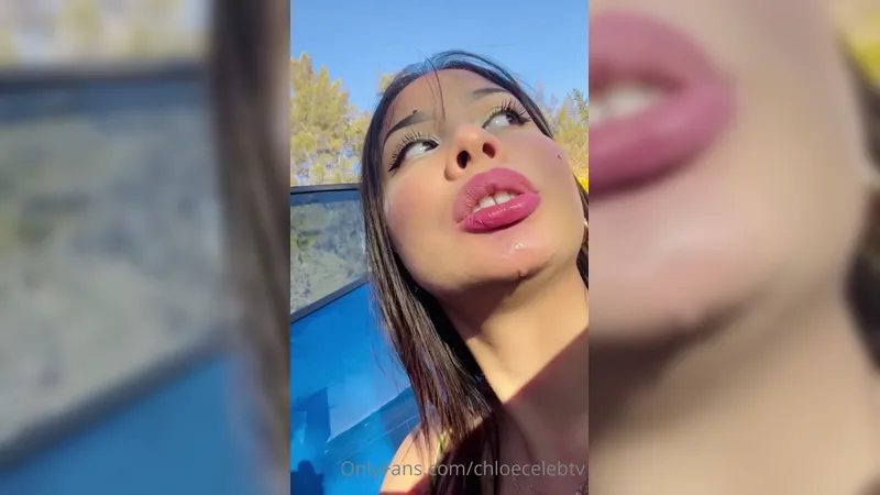 Chloe Warm TV Girl in Sundress Car Sucking and Fucking