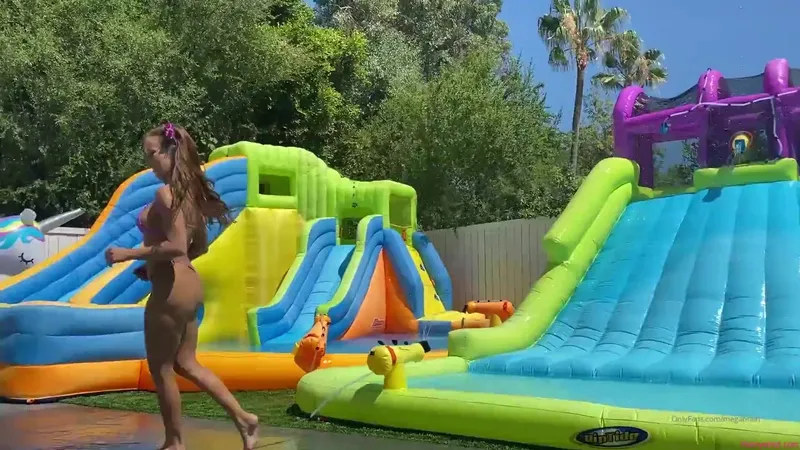 Adriana Chechik & Megan Rain Wet Sloppy Threesome With Pool Boy Onlyfans Video