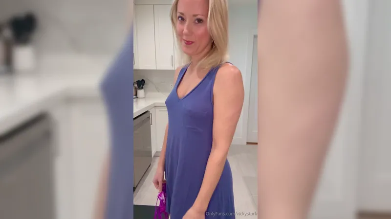 Vicky Stark Fully Nude In Kitchen Trying Her Summer Tight Thongs Onlyfans Video