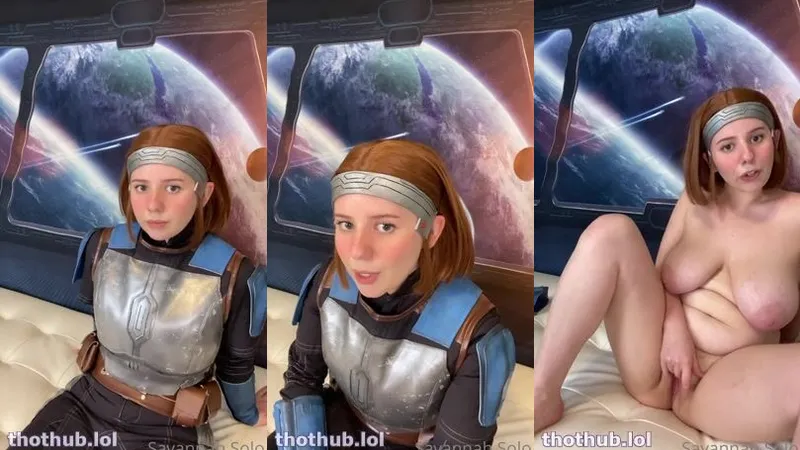 Savannah Solo Giving Joi While Exposing Pussy Cosplay Video