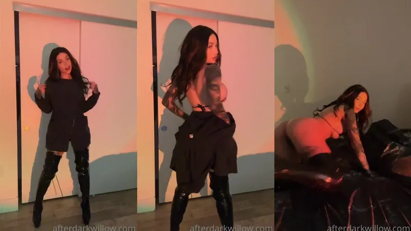 Afterdarkwillow Sexy Perfect Body Nude Striptease Video Onlyfans