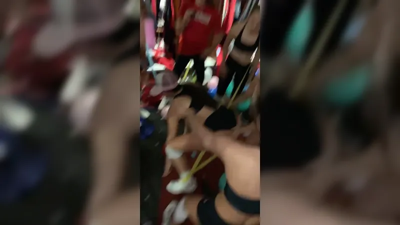 Wisconsin Volleyball Nude Tweaking Video
