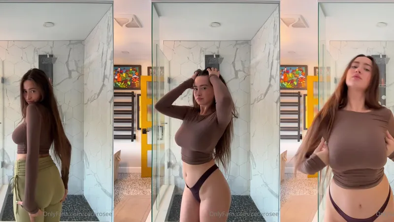 Cecilia Rose $50 Juicy Nipple Playing And Pussy Rub Through Thong Onlyfans Video