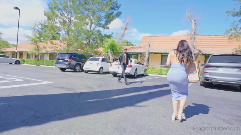 lena the plug threesome with her husband and a black guy