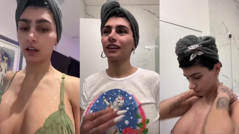 Mia Khalifa Nude Dressing Up After Shower Onlyfans leaked
