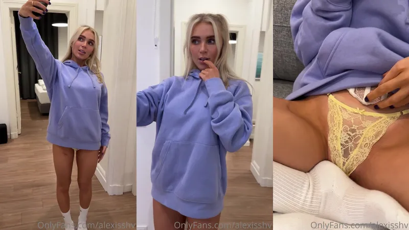 Alexisshv Strip Tease In Yellow Thong Leaked OnlyFans Video