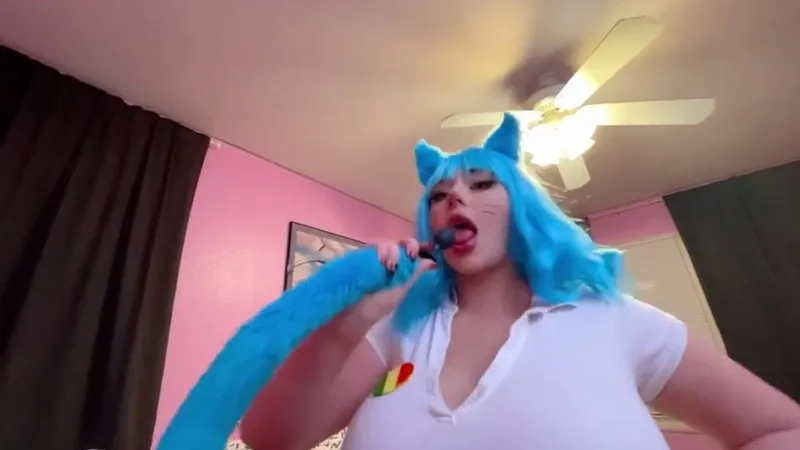 BishoujoMom Blue Tail Bounce
