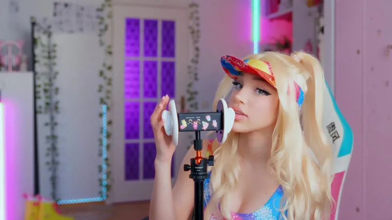 Alice Delish Barbie Girl Relaxing Ear Munching ASMR Video