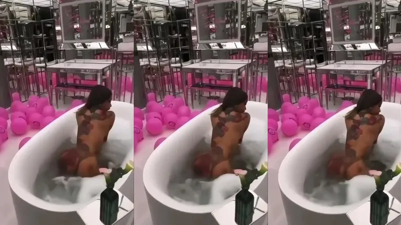 Cardi B Twerking Nude Ass In The Bathtub Video