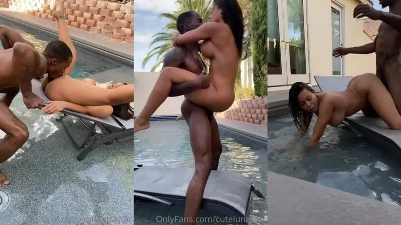 Luna Star Pool SEx With Thicc BBC Leaked Onlyfans Video