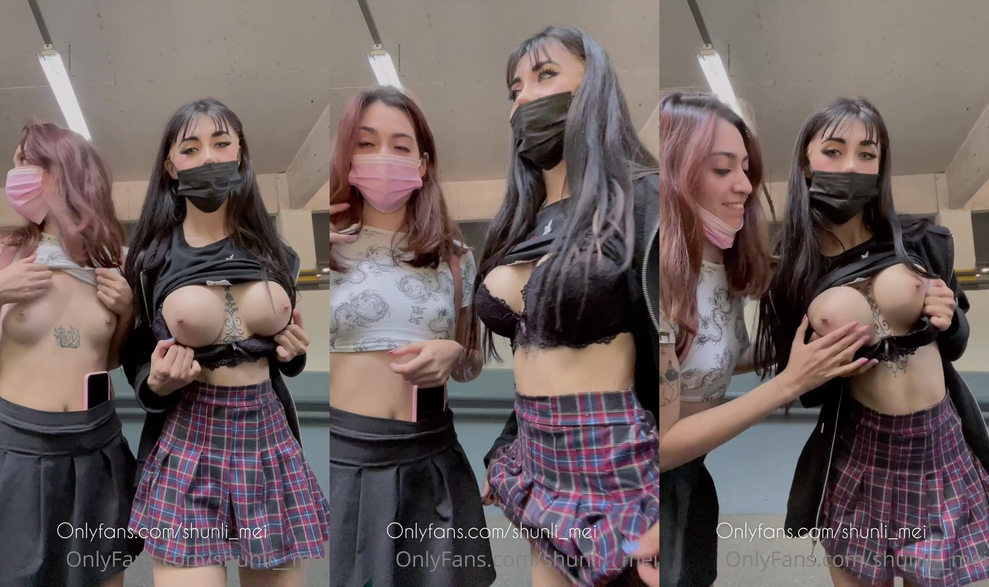 Shunlimei Flashing Big Tits With College Friend Onlyfans Video
