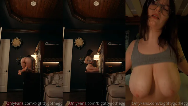 Bigtittygothegg Pounding on Black Dildo Onlyfans Porn Leak