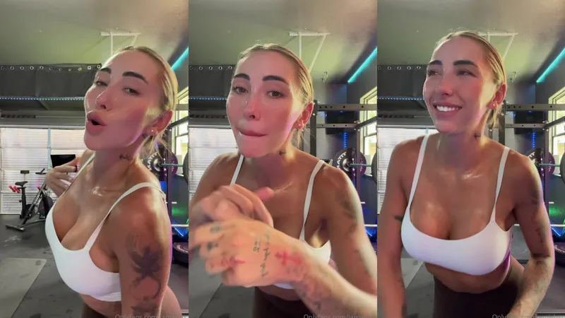 Jamie Lynn Rinaldi Teases Tits in the Gym Onlyfans Video