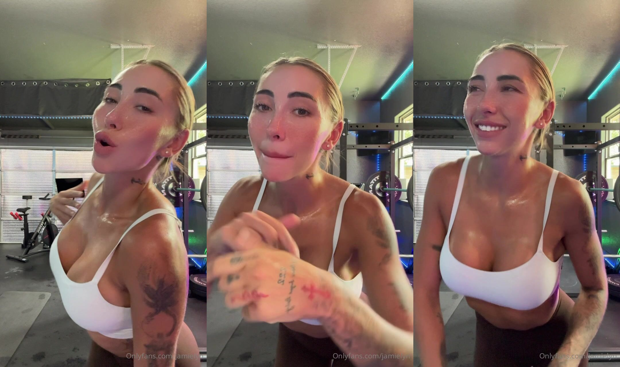 Jamie Lynn Rinaldi Teases Tits in the Gym Onlyfans Video