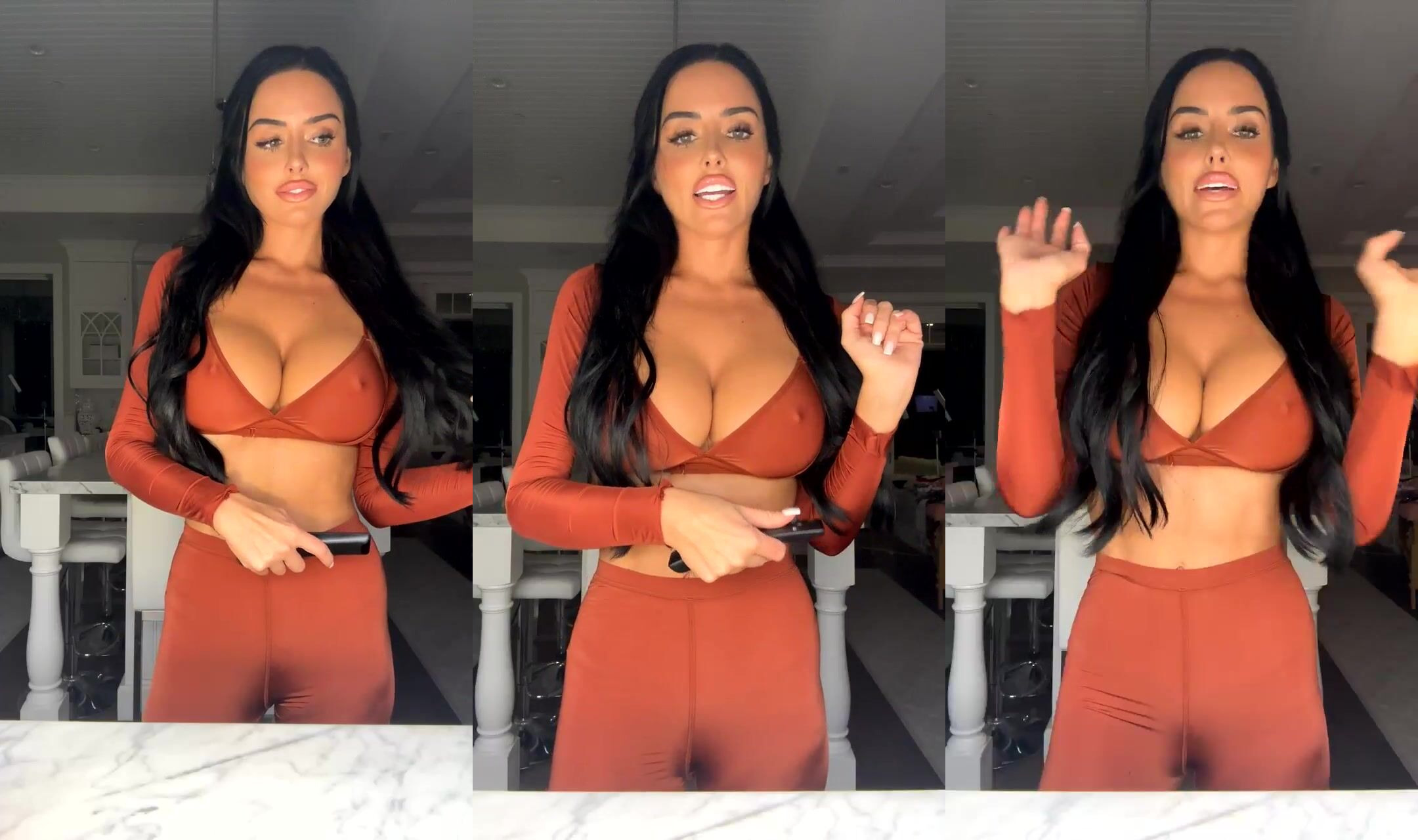Abigail Ratchford Drops Her Juicy Tits on Live Stream Video