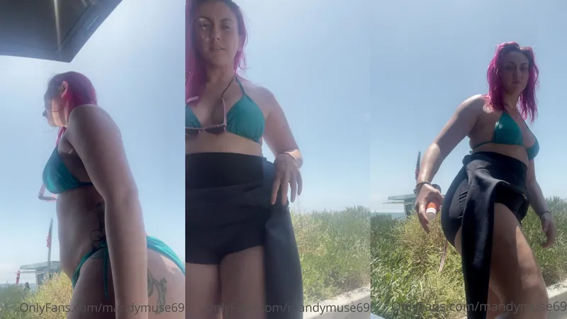 Mandy Muse Teases Huge Ass at Outdoor Onlyfans Video