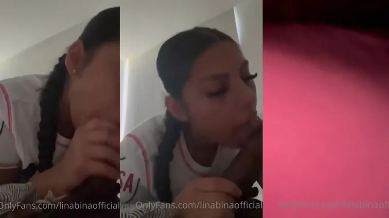 Linabinaofficial OnlyFans Latina sucks cock in POV blowjob video