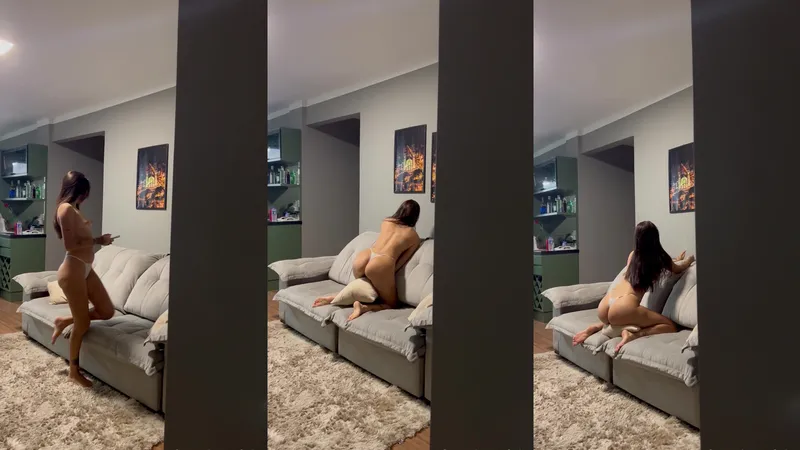 Fernanda Mota Riding Pillow on the Cough Porn Video