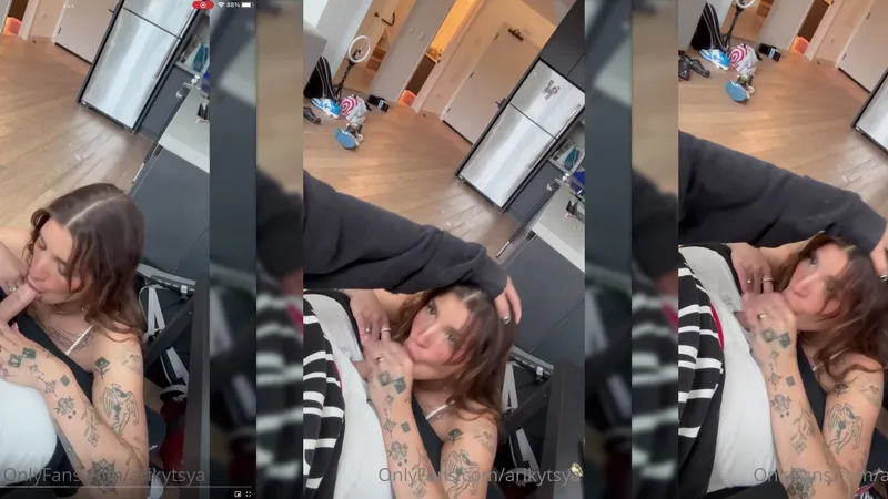 Arikytsya Tatted Babe Throating Thicc Cock Onlyfans Porn Leak
