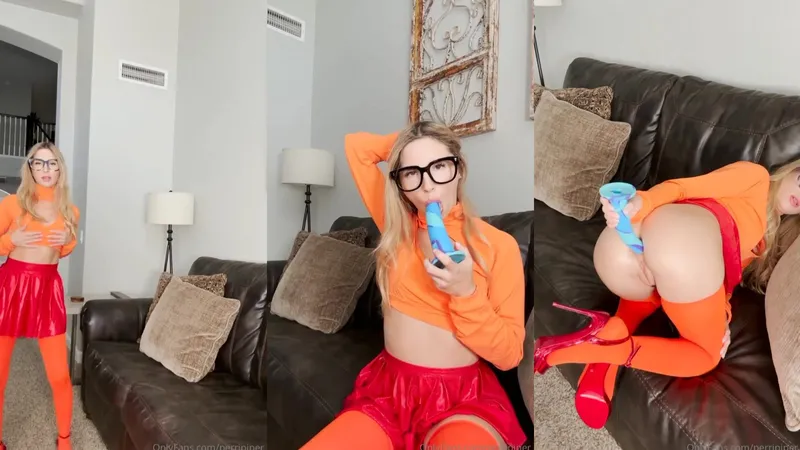 Piper Perri Velma Cosplay Anal Dildo Play Onlyfans Video