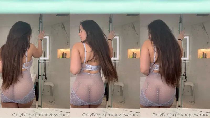 Angie Varona Seethrough Booty Tease Onlyfans Video