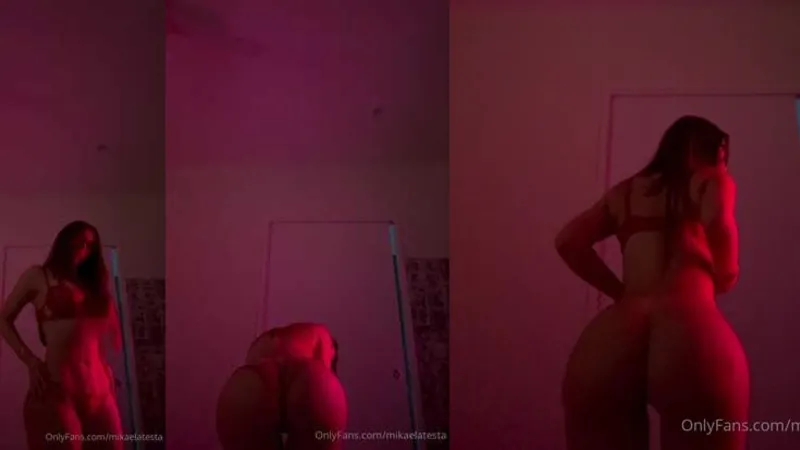 Mikaela Testa Strip Tease Onlyfans Video Tape