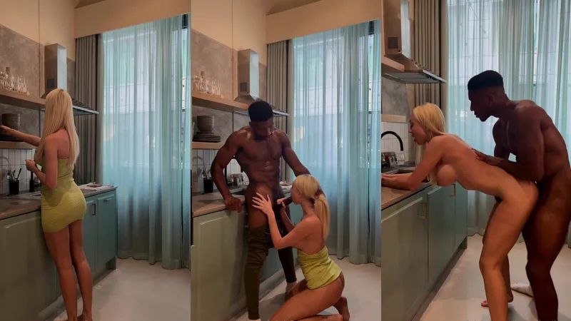 Frances Bentley Banged Pussy With BB in Kitchen Onlyfans Video