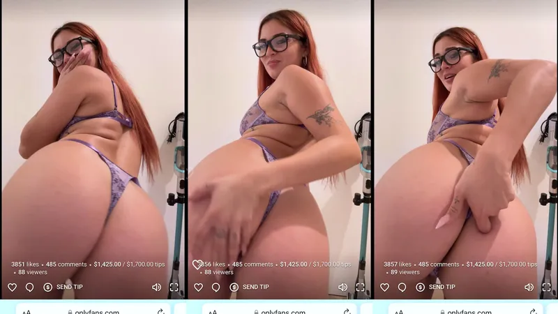 Ssheistoriaa Teasing Curvy Ass Leaked Video